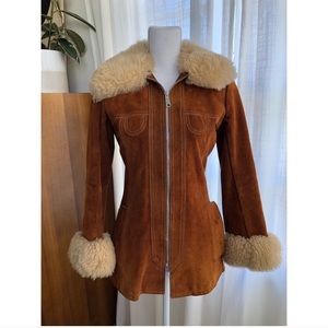 Insane 1970s Vintage Suede Jacket